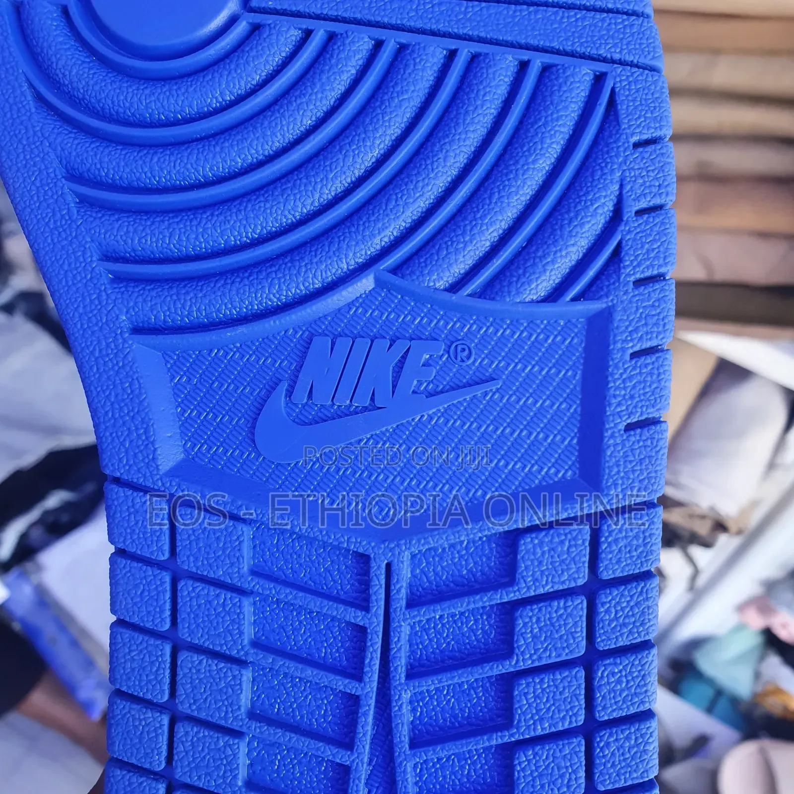 High Cut Jordan 1 Blue and Red Colors Sneakers [On Hand]