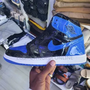 High Cut Jordan 1 Blue and Red Colors Sneakers [On Hand]