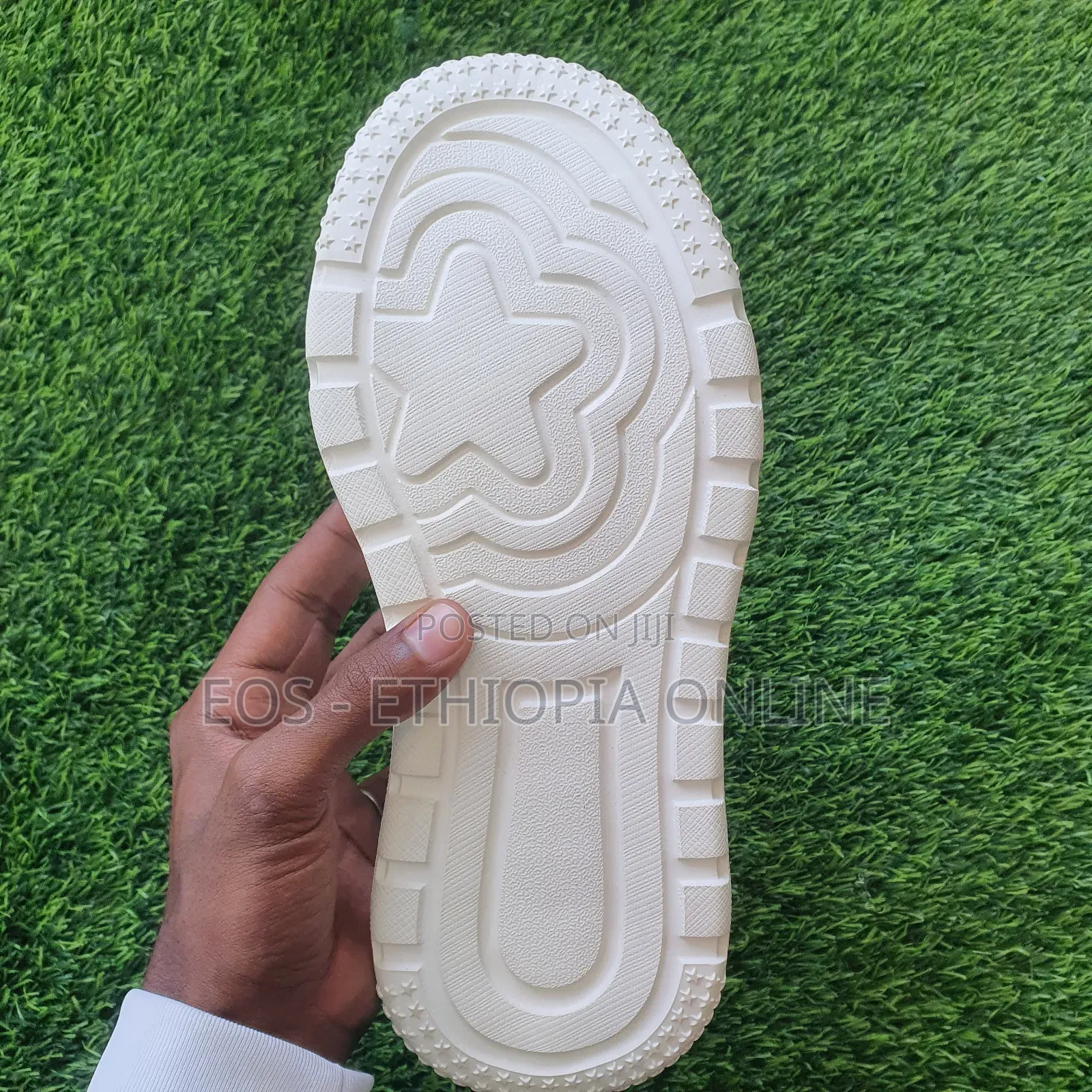 New White Platform Chunky Sole Unisex Sneakers [On Hand]