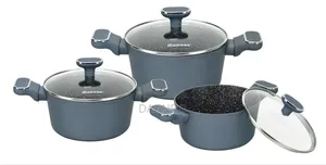 Photo - Momcoc Granite 3psc Cookware