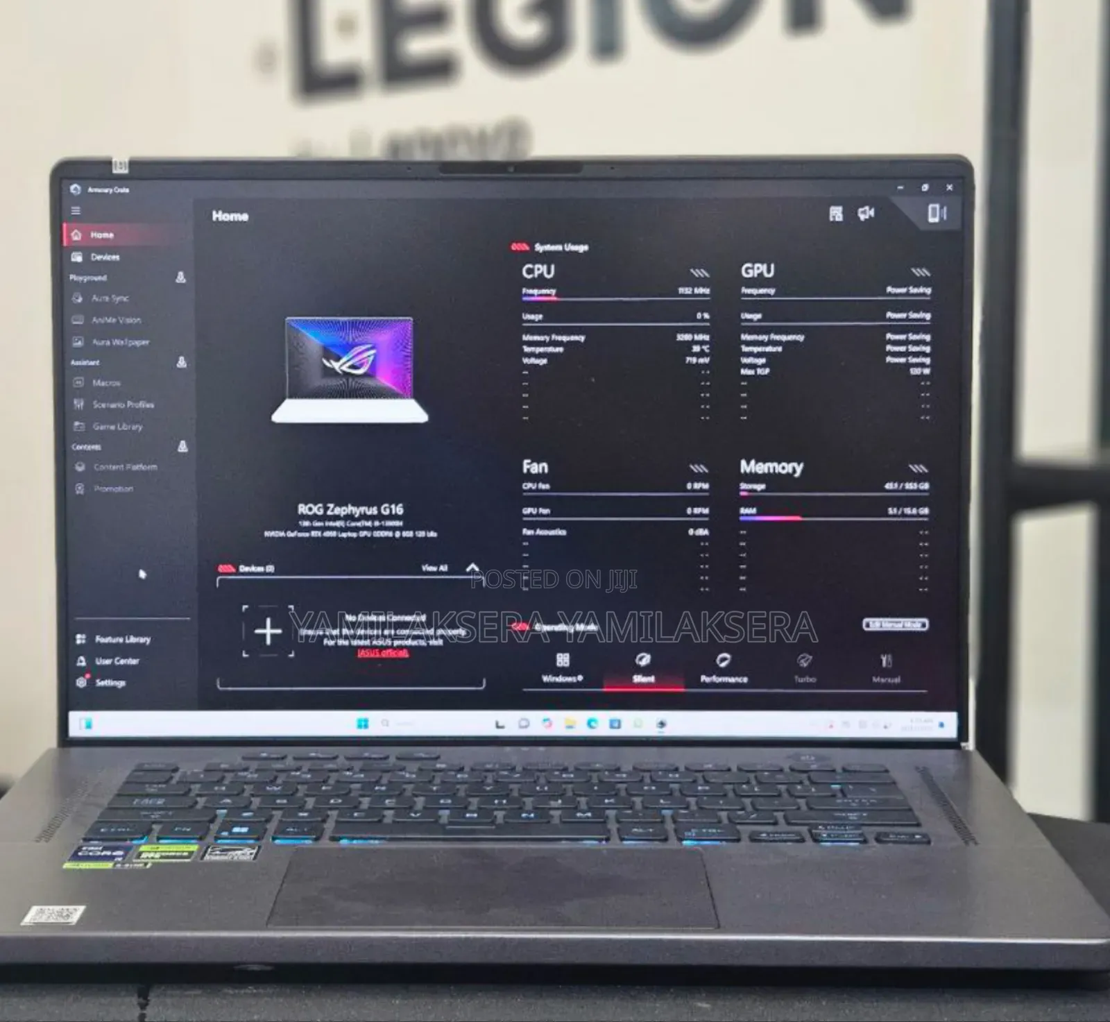 New Laptop Asus ROG Zephyrus G16 16GB Intel Core I9 SSD 1T