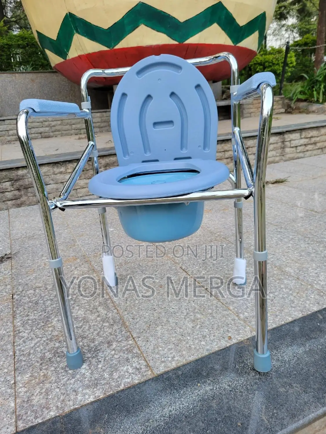 Adjustable Bath Toilet Chair剉𦬅existing Toilet and Easily Folds Away