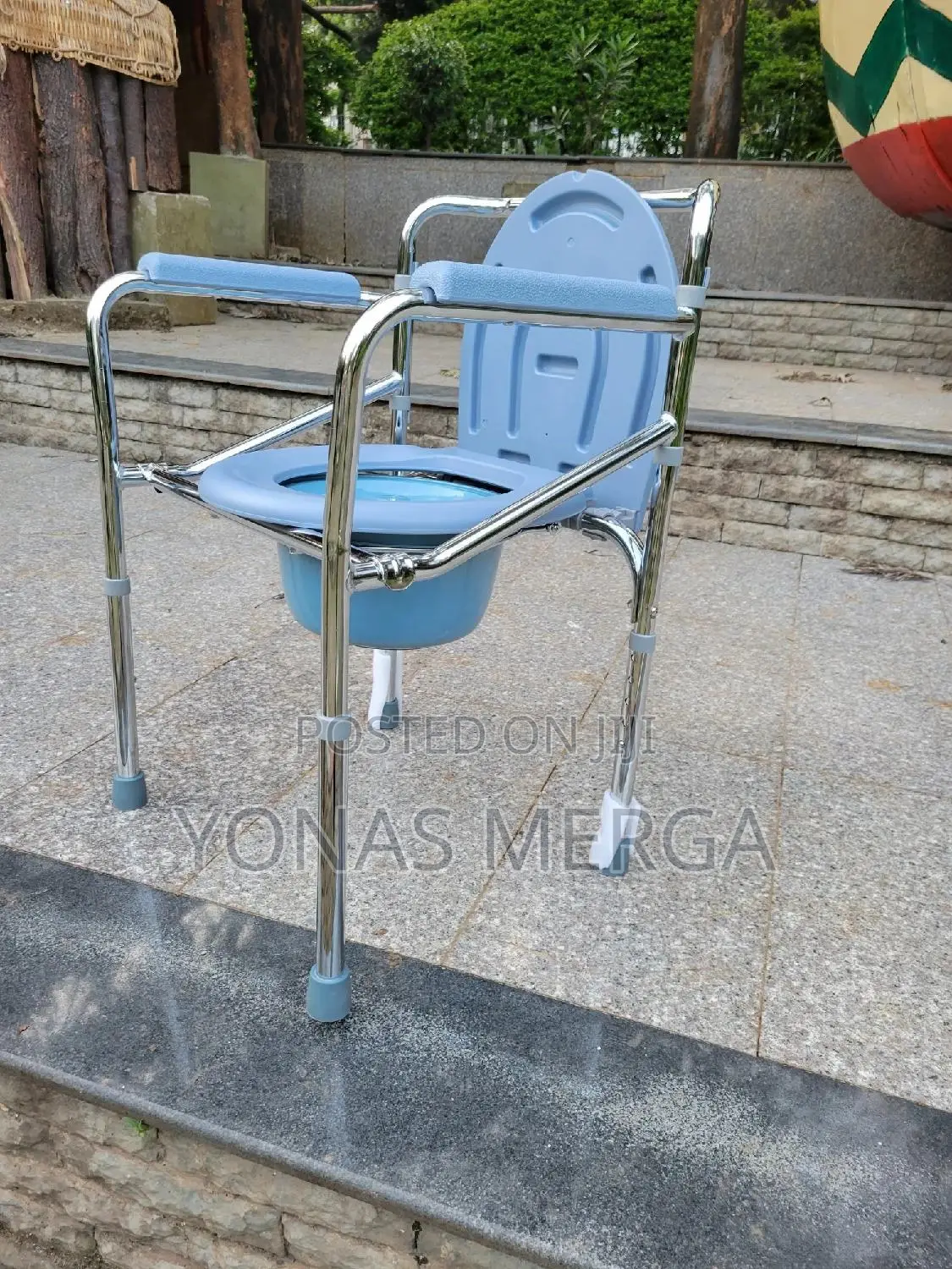 Toilet Chair么出commode Chair With Steel Body爾፱seat Safe Stainless Steel