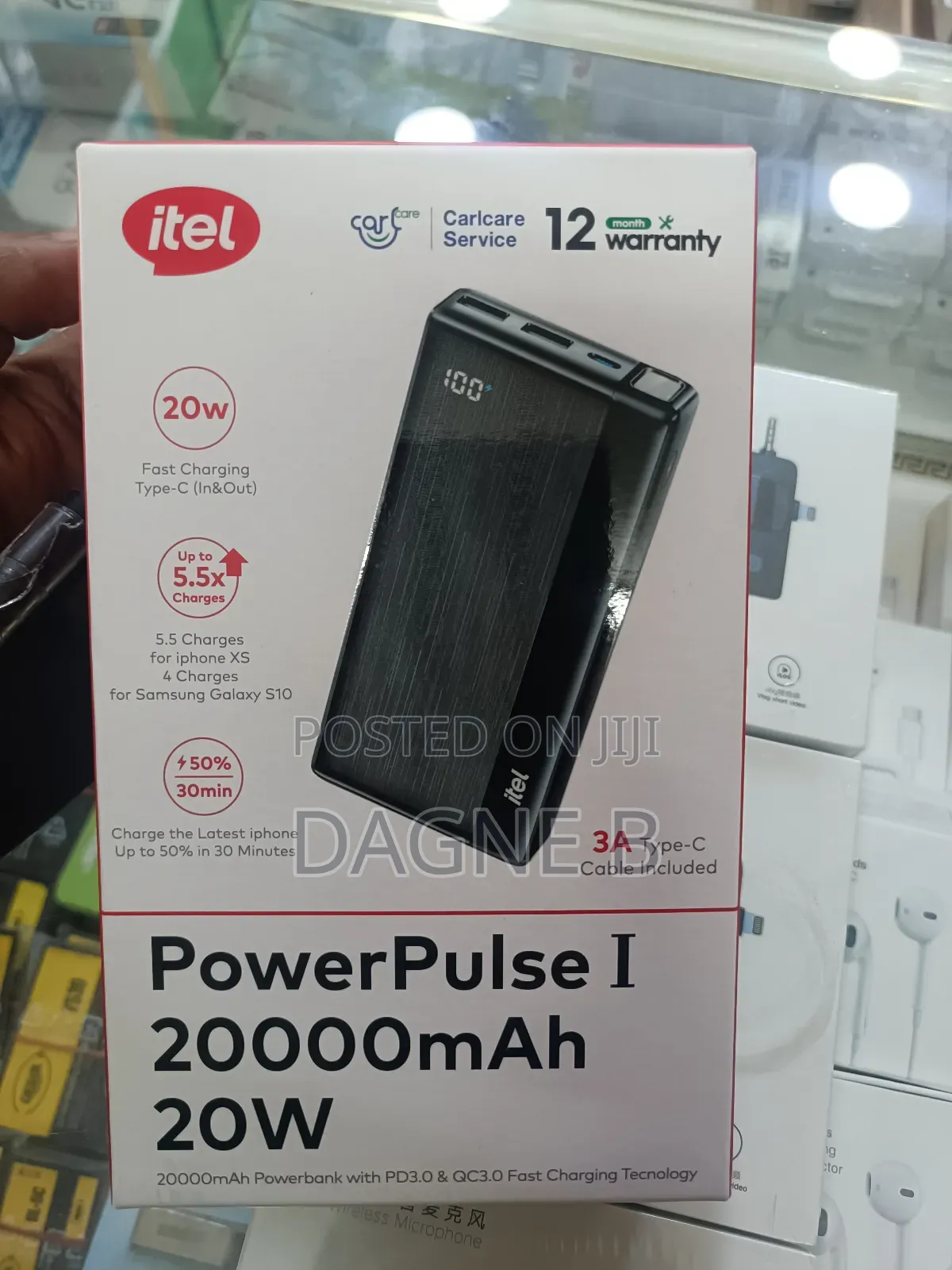 Itel 20,000mah Power Bank