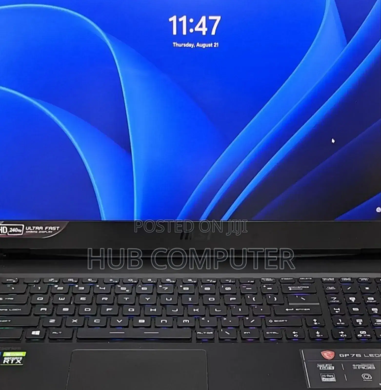 New Laptop MSI GP75 Leopard 16GB Intel Core I7 SSD 1T