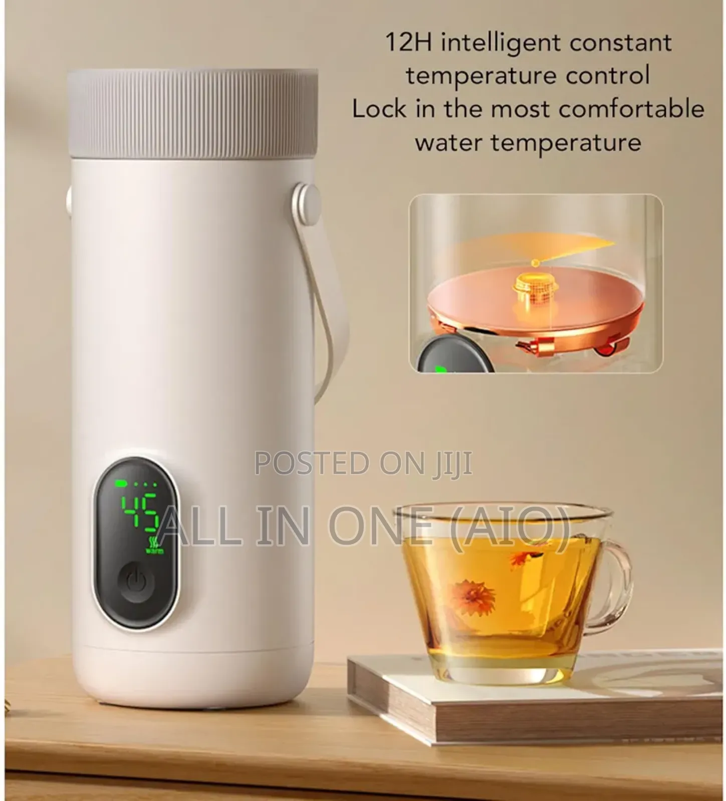 Portable Rechargeable Electric Kettle