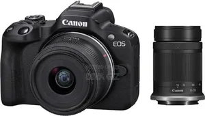 Photo - Canon Eos R50 + Rf-S 18-45mm Is STM + Rf-S 55-210mm Is Stm, Black