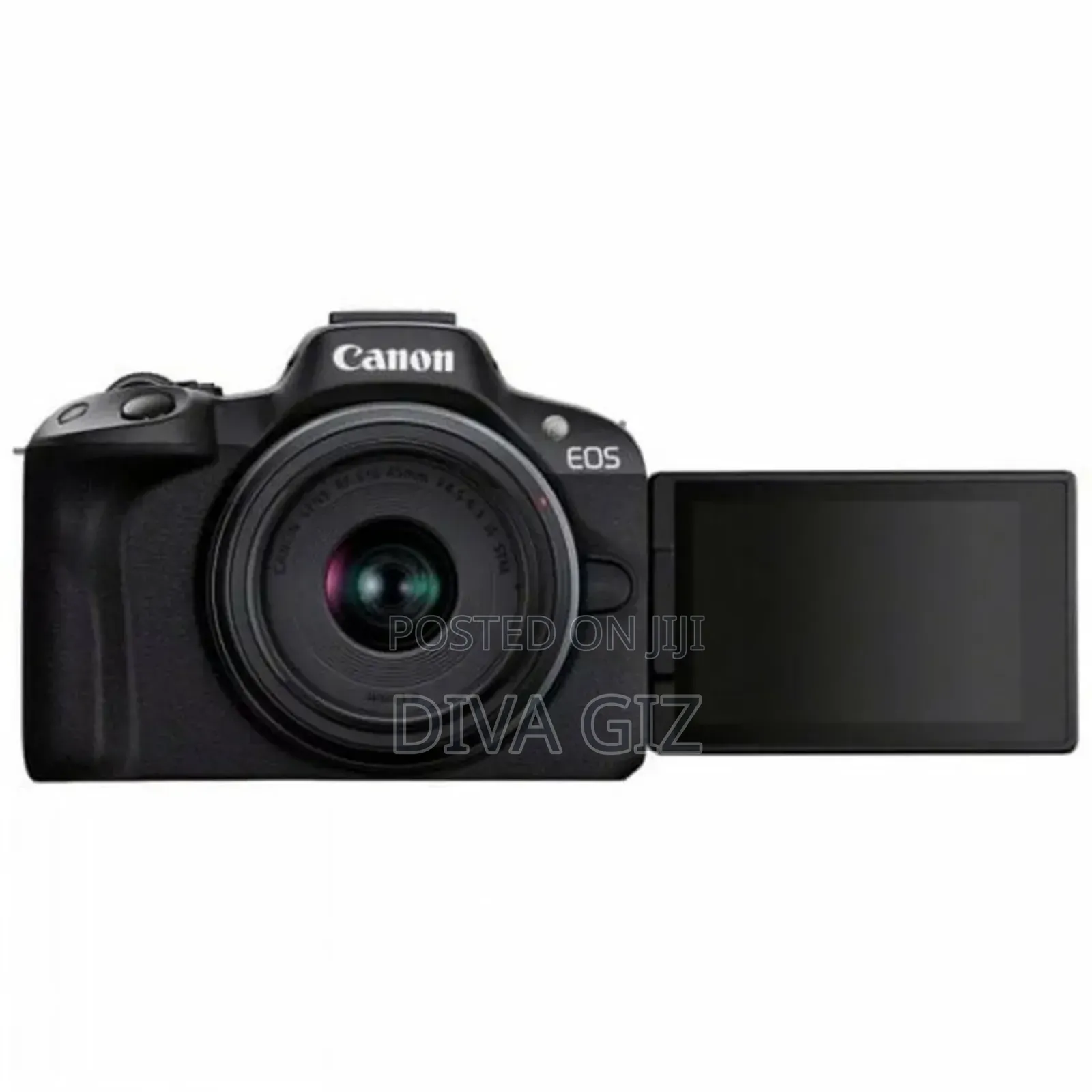 Canon Eos R50 + Rf-S 18-45mm Is STM + Rf-S 55-210mm Is Stm, Black