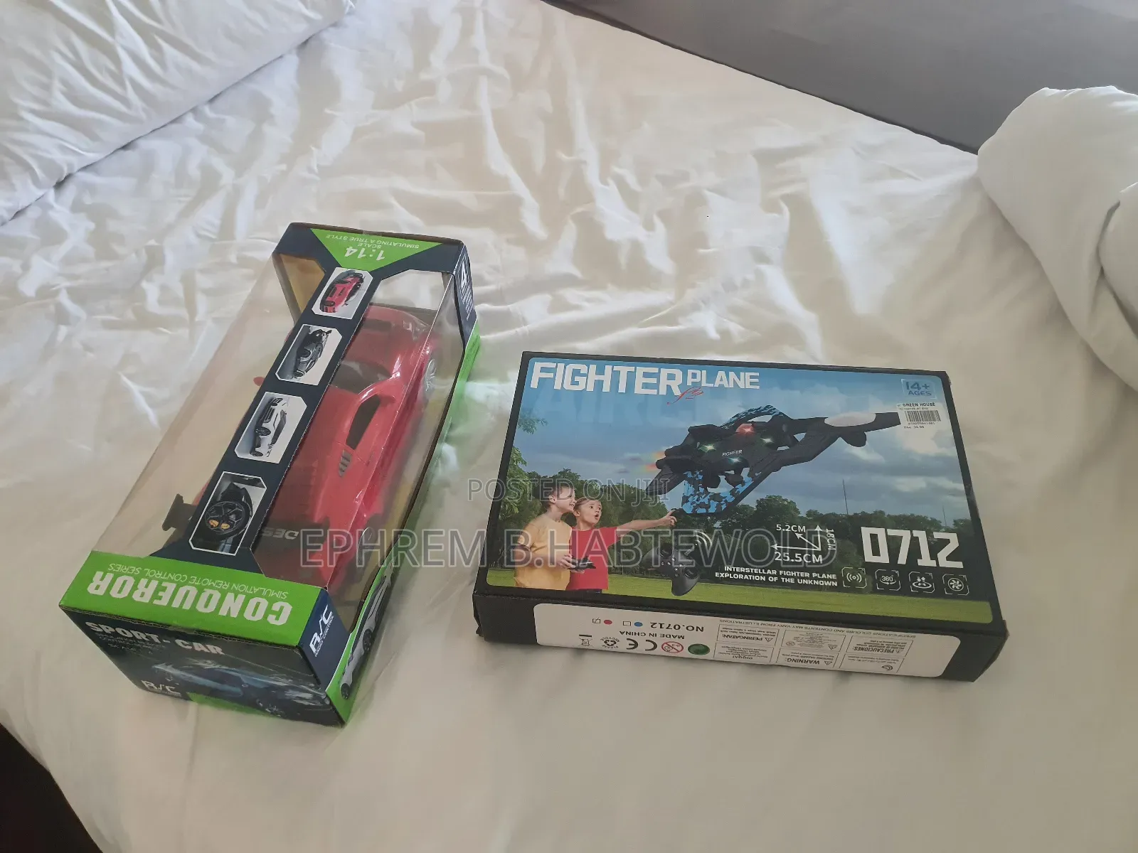 Fighter Jet and Automóviles Remote Control