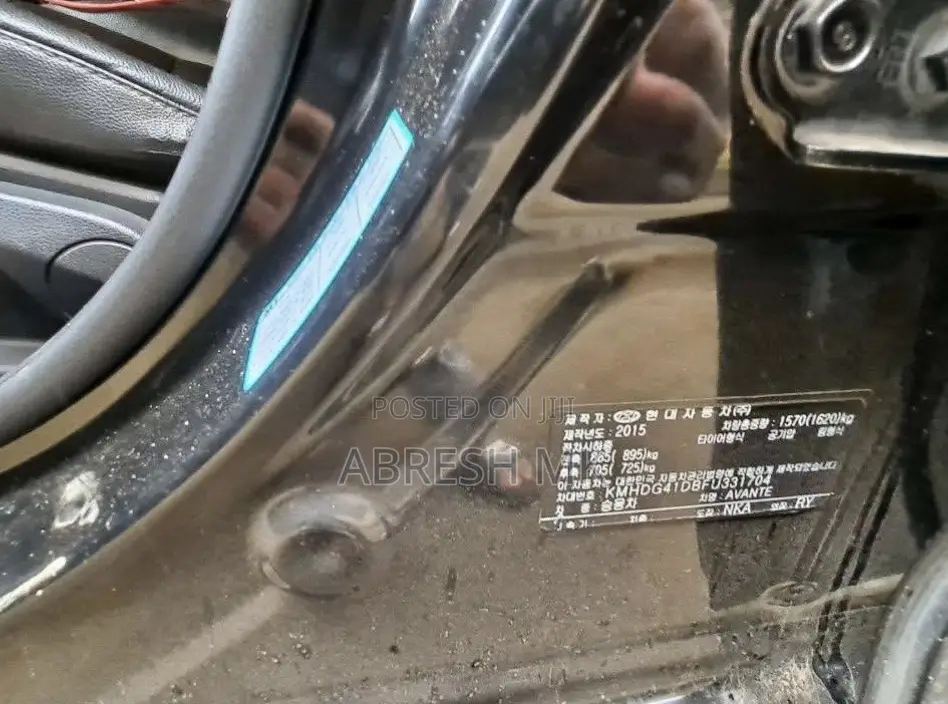 Hyundai Avante 2015 Black