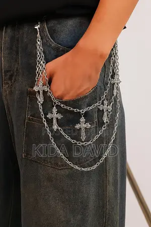 Y2k Cross Chain for Jeans