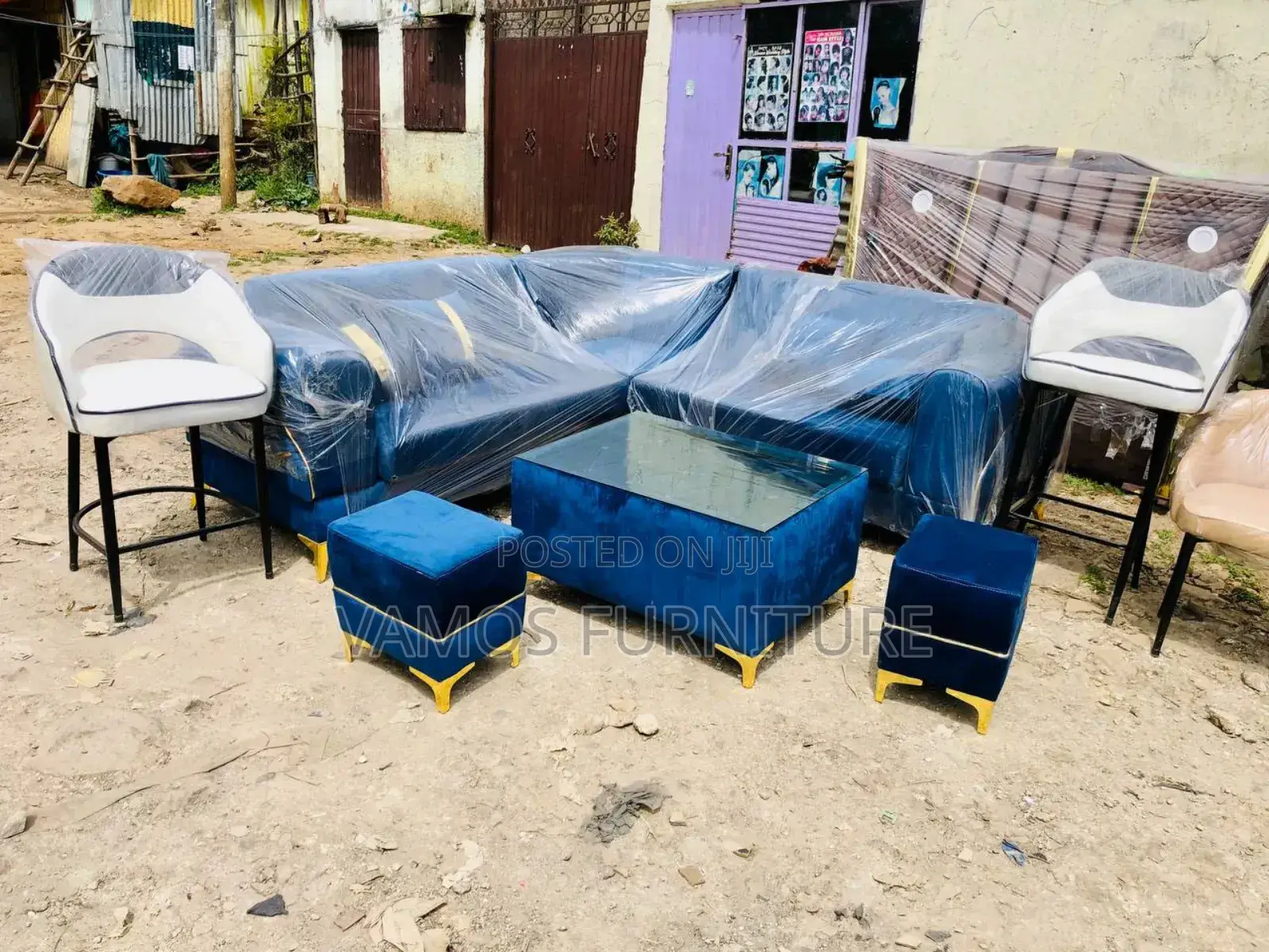 Sofa የሚሸጥ L Shape Sofa ሶፋ