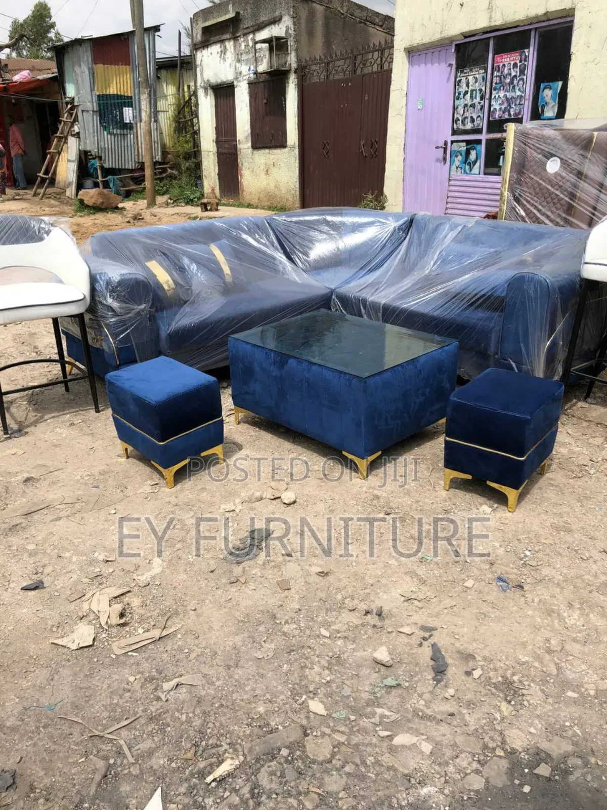 Sofa የሚሸጥ L Shape Sofa ሶፋ