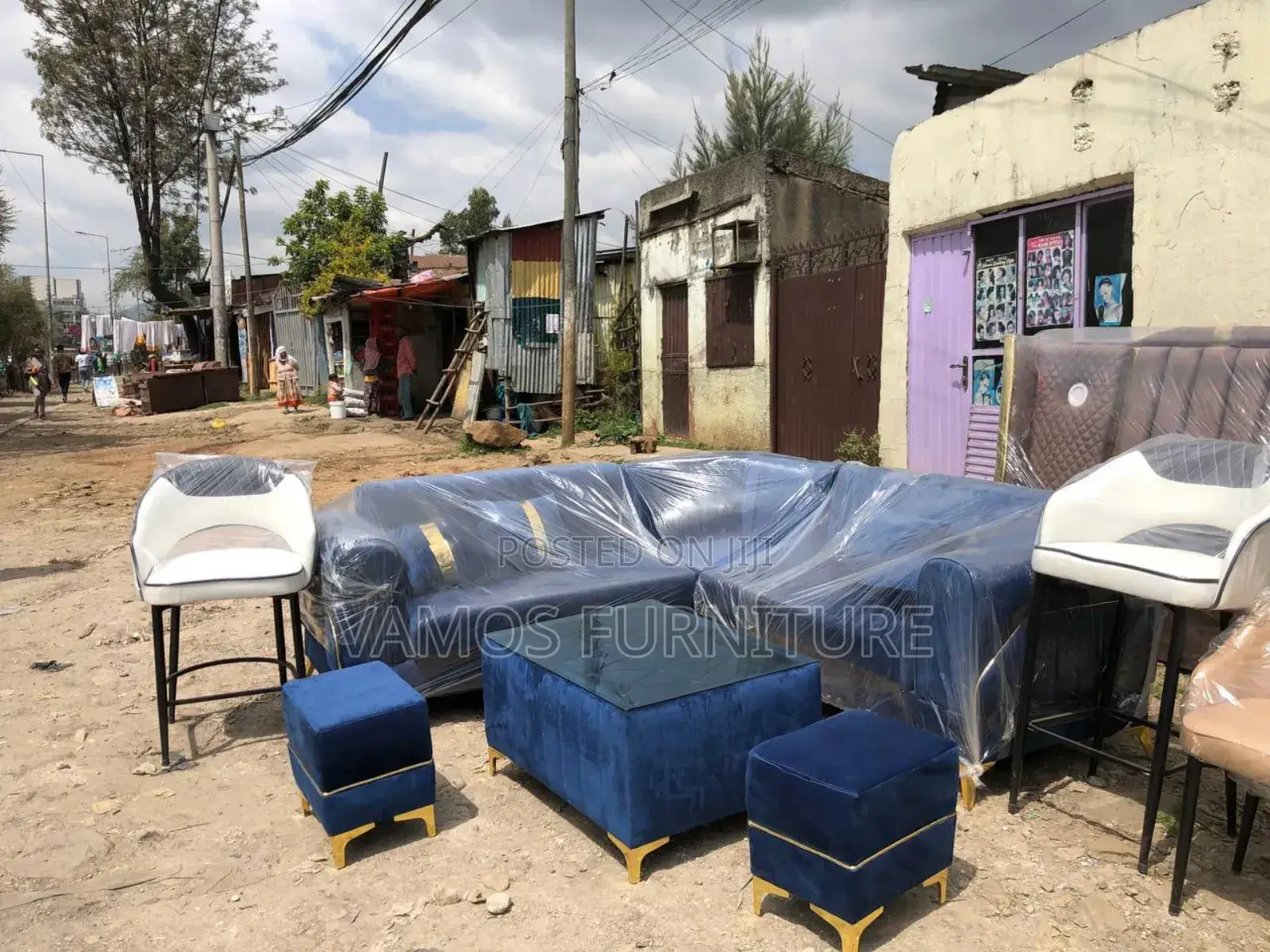 Sofa የሚሸጥ L Shape Sofa ሶፋ