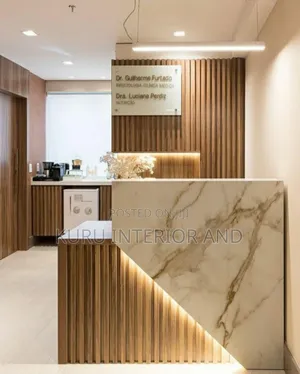 Modern Reception Tabel 120cm Width X 120 Cm Height X 50 Cm Debth