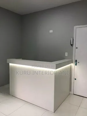 Photo - L Shape Reception Tabel 150 Cm X 100cm Debth 120cm Height