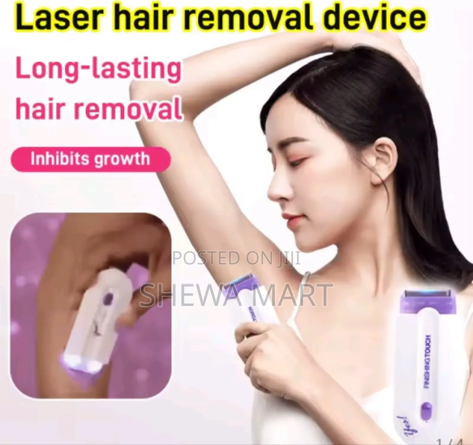 Painless Hair Removal Kit Epilator Usb Rechargeable Women Body Face