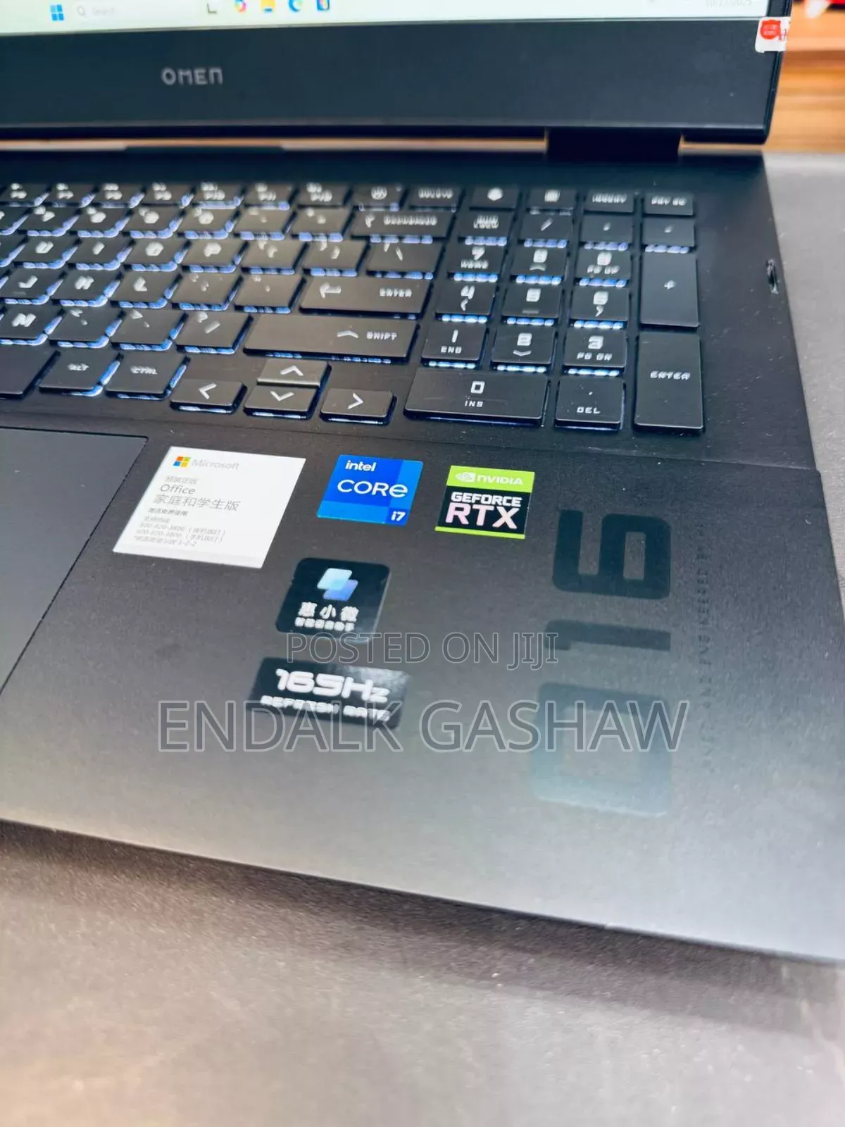 New Laptop HP Omen 16 16GB Intel Core I7 SSD 512GB