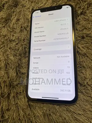 Apple iPhone X 256 GB White