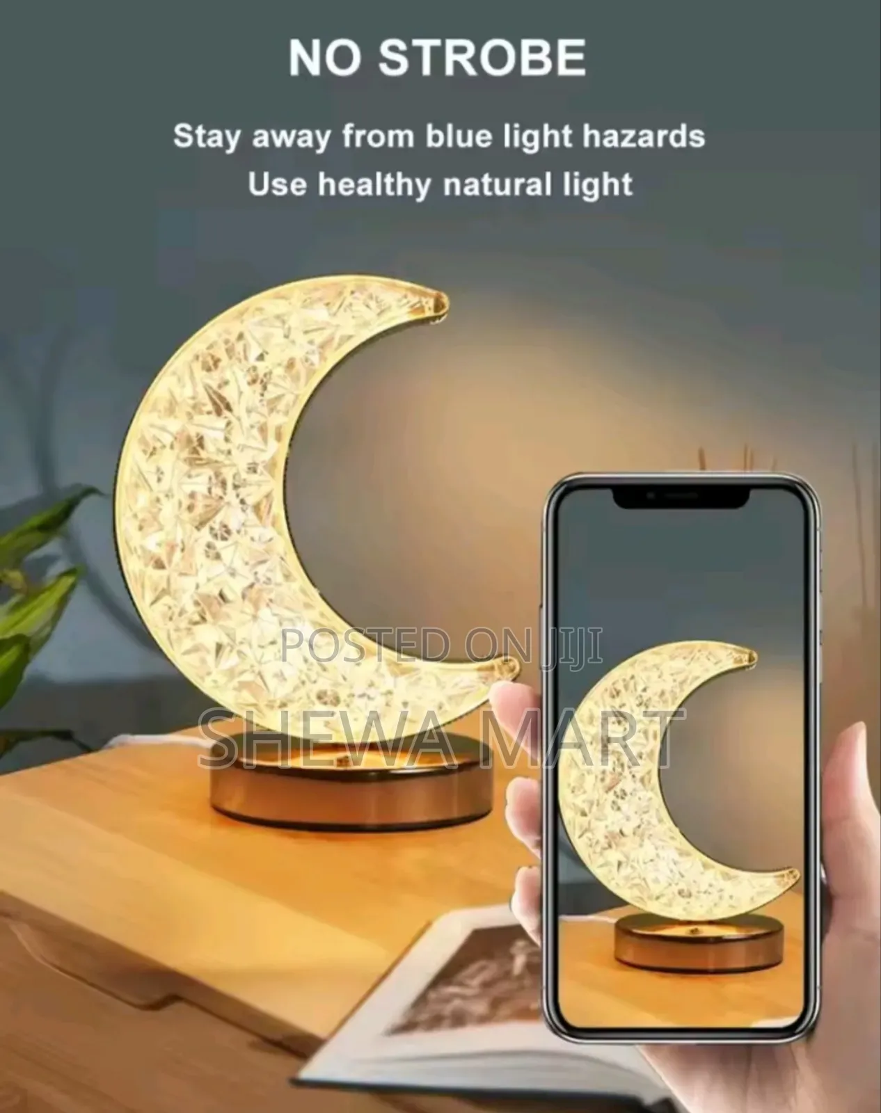 Vintage Crystal Table Lamp, Touch Control, 3 Color Dimmable Usb Charge