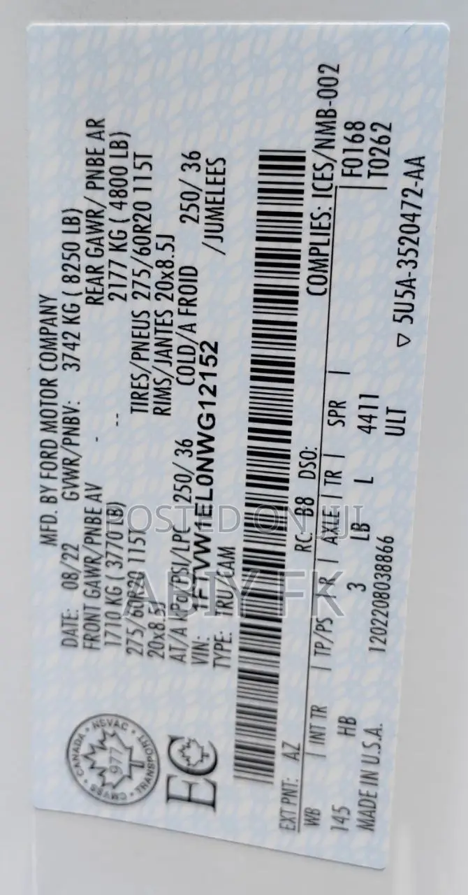 Ford F-150 2022 Black