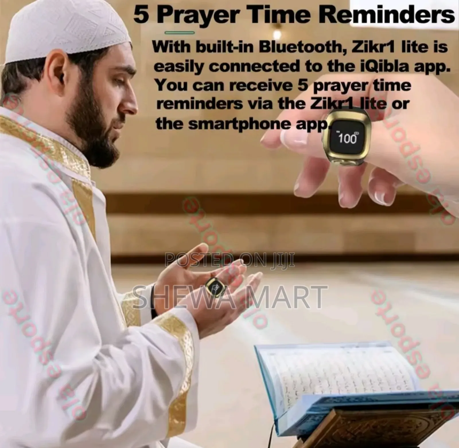 Smart Ring Iqibla Counter Smart Tasbih Bluetooth Tasbeeh Counter Zikr