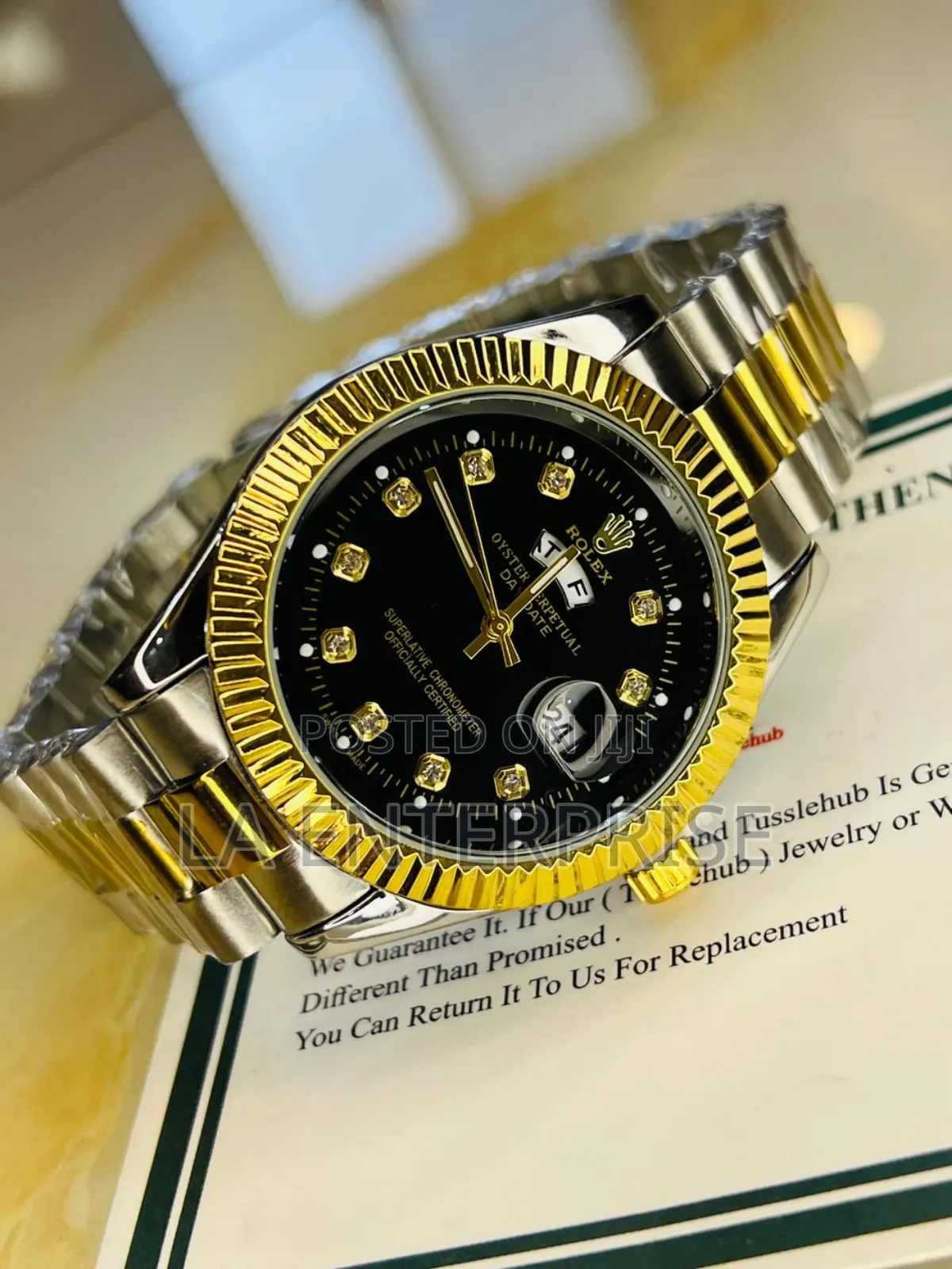 Rolex Black Dial Watch