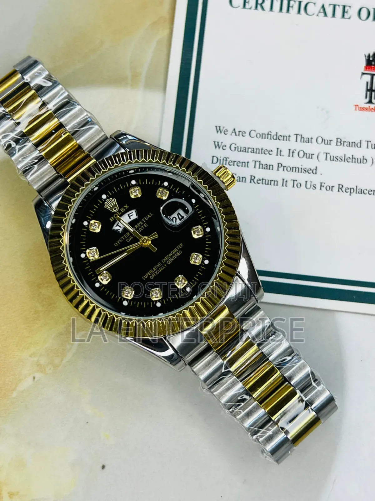 Rolex Black Dial Watch