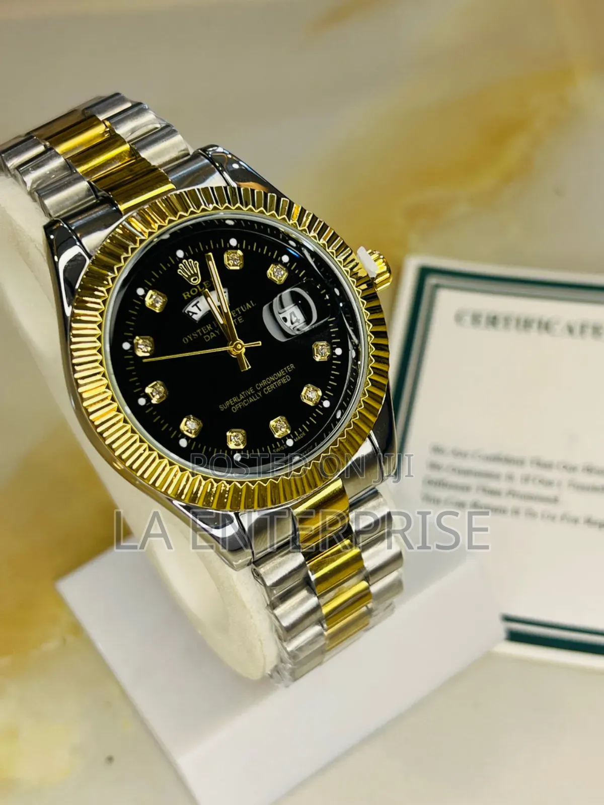 Rolex Black Dial Watch