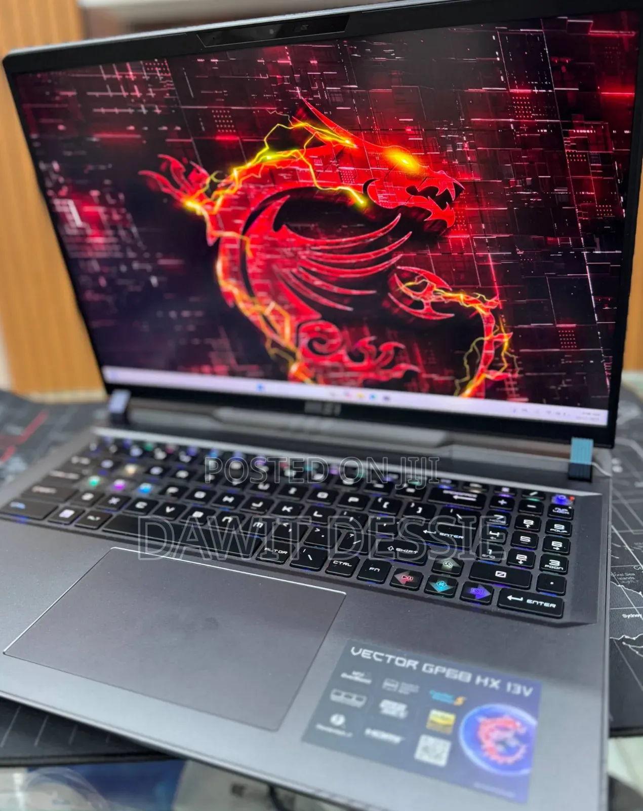 New Laptop MSI Vector GP68 HX 13V 16GB Intel Core I9 SSD 1T