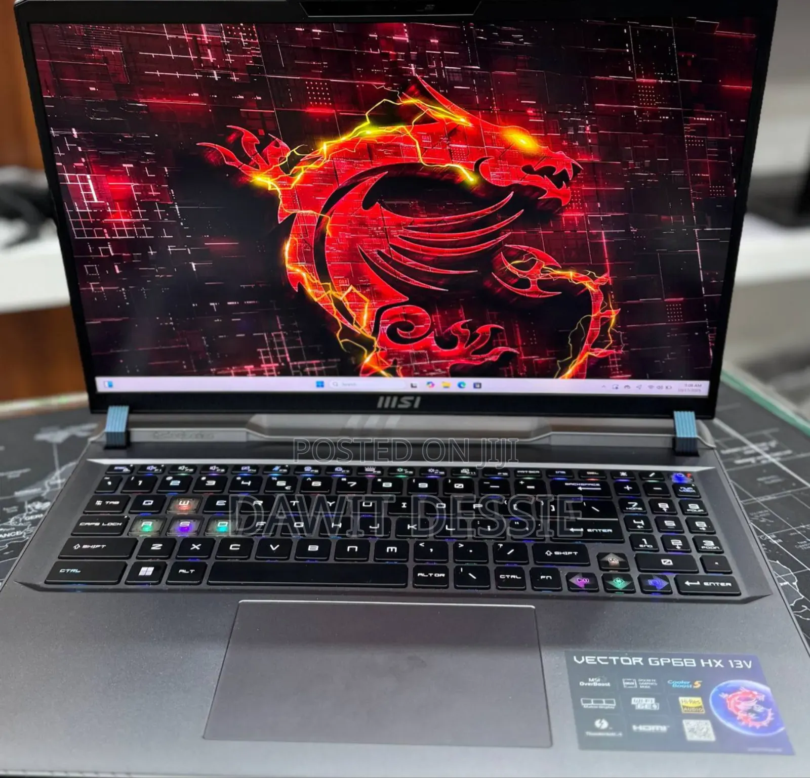 New Laptop MSI Vector GP68 HX 13V 16GB Intel Core I9 SSD 1T