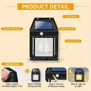 Photo - Solar Induction Wall Lamp