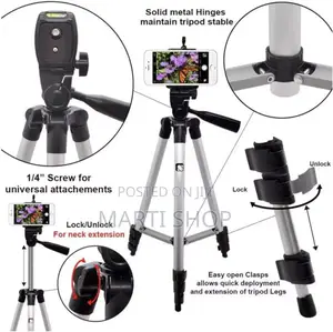 Photo - Tripod Tripod 3 Way Head