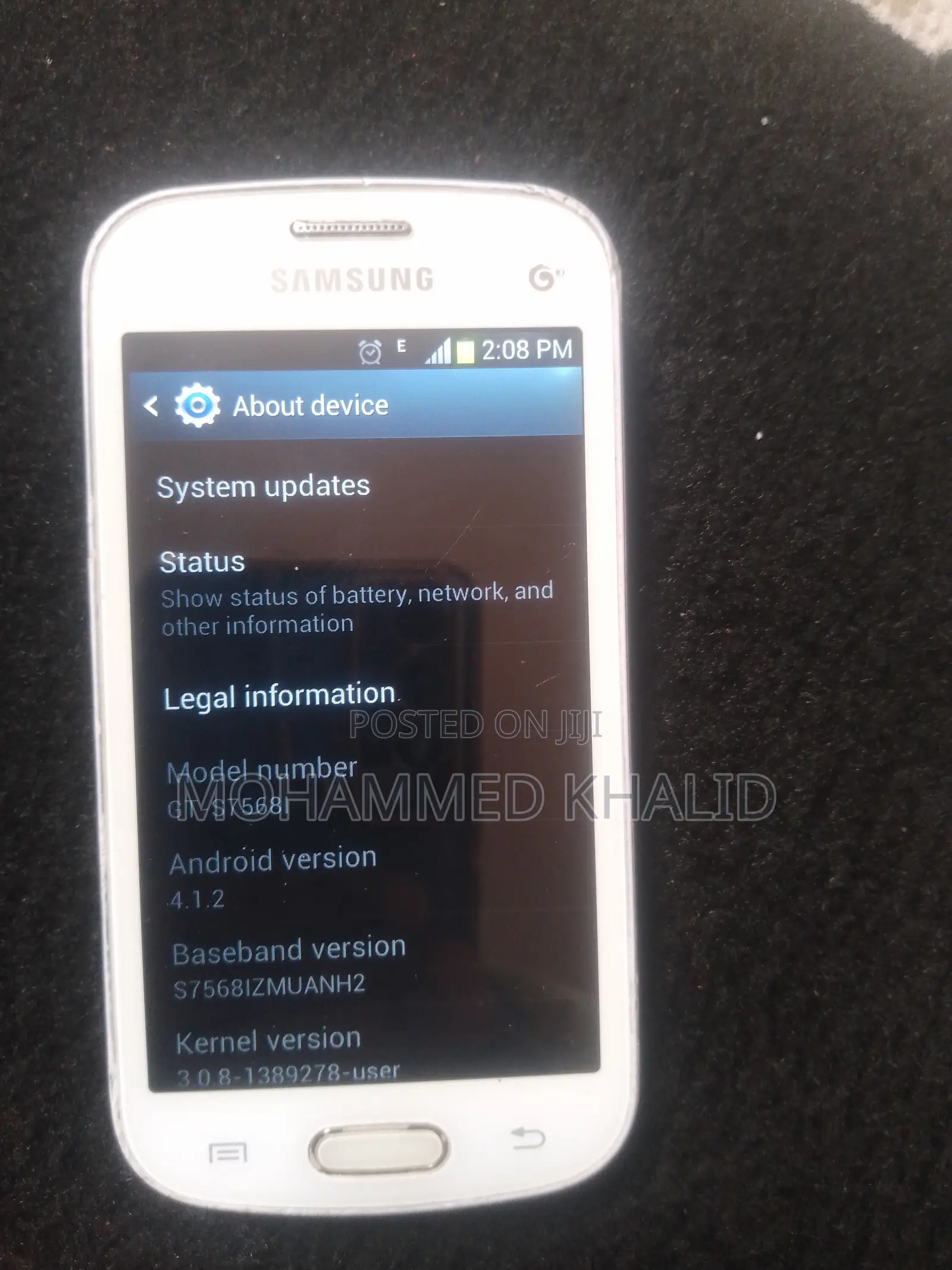 Samsung Galaxy Trend II Duos S7572 White