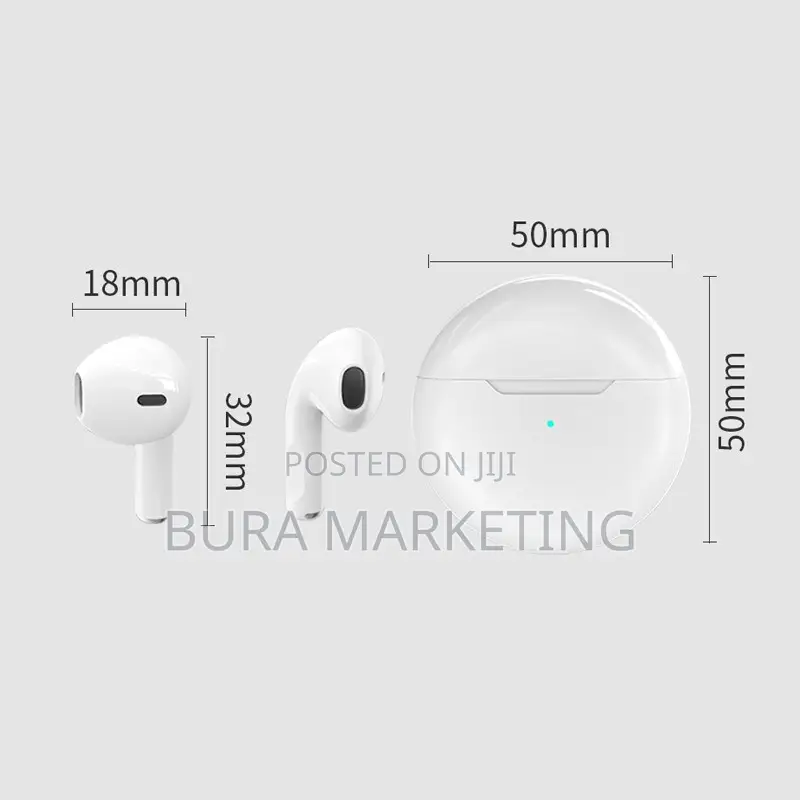 Airpods Pro 6 (Latest Model) – Noise Cancelling, Touch Control.