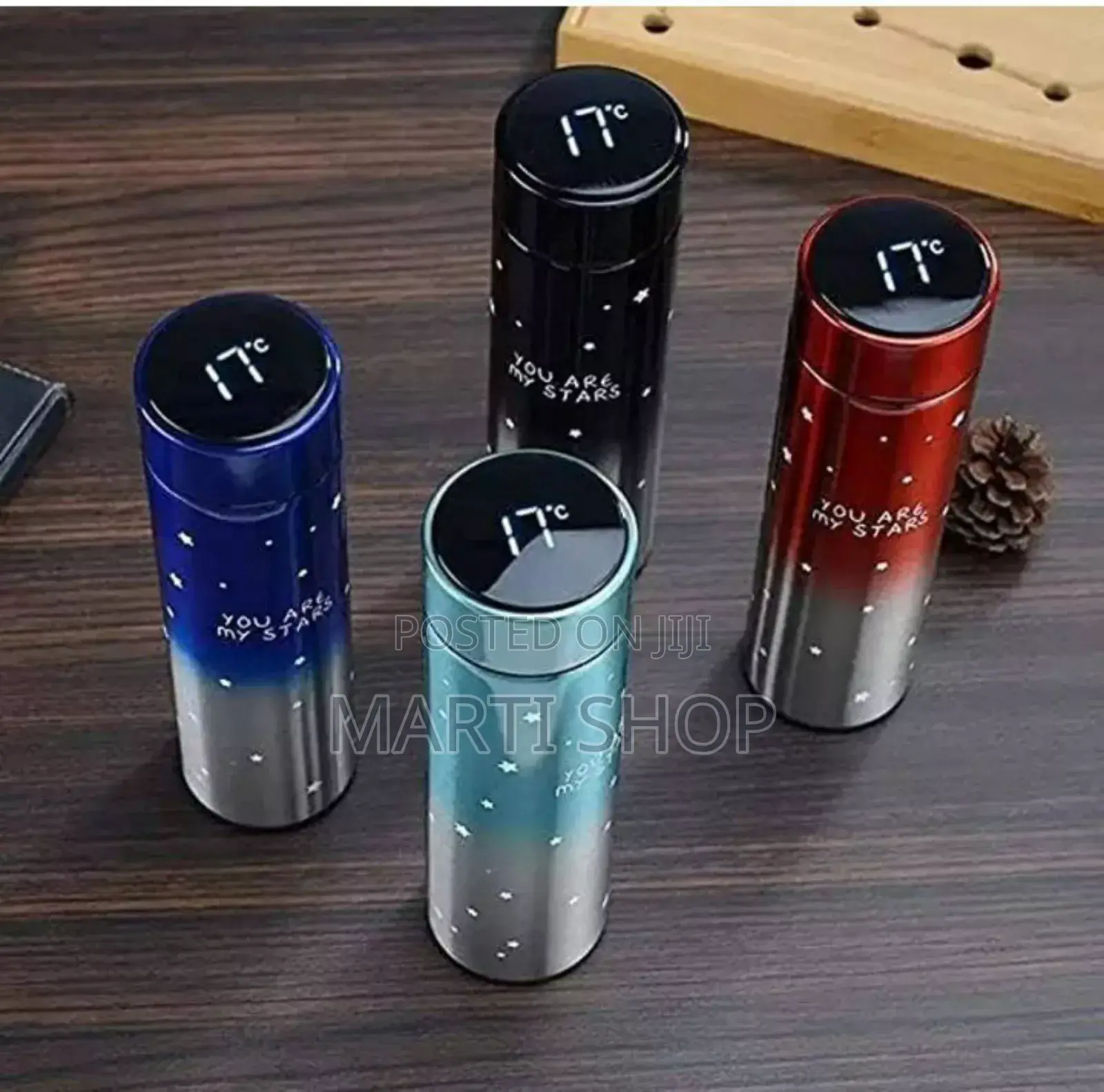 Smart Led Temperature Display Bottle