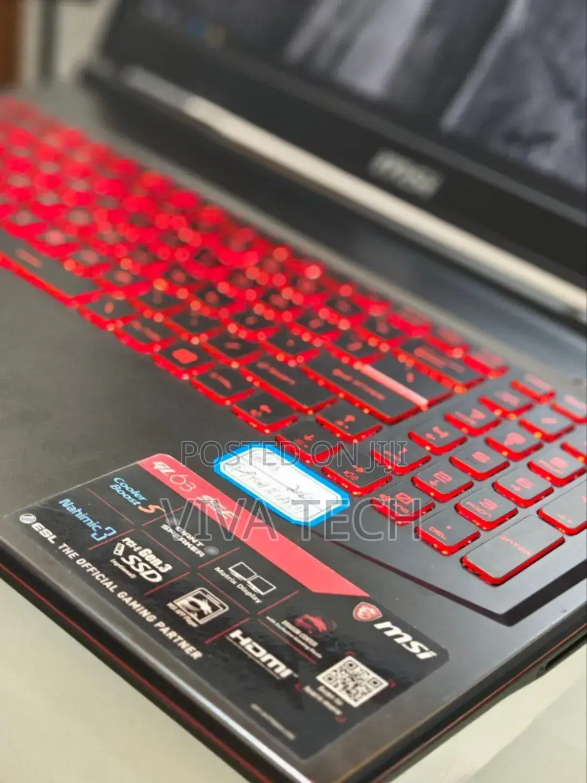 New Laptop MSI GL63 8RC 16GB Intel Core I7 HDD+SSD 1T