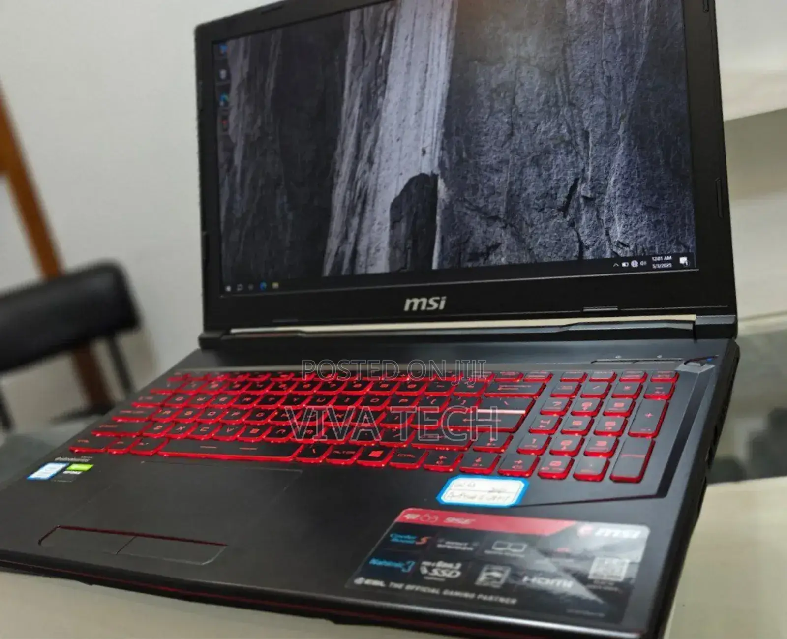 New Laptop MSI GL63 8RC 16GB Intel Core I7 HDD+SSD 1T
