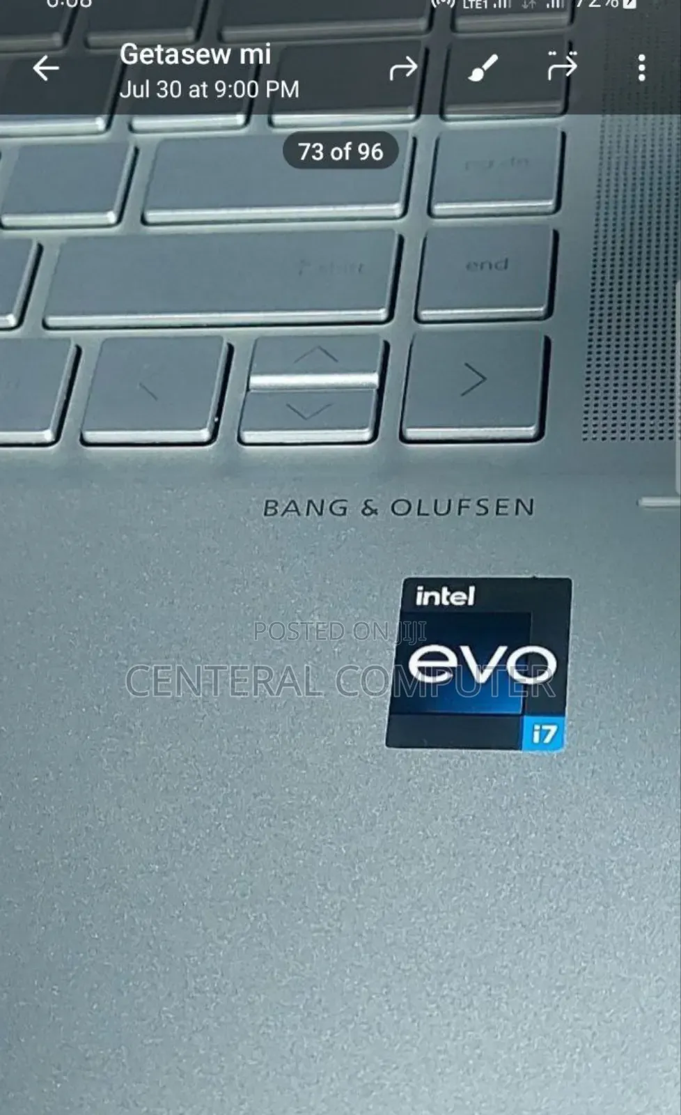 New Laptop HP Envy X360 16GB Intel Core I7 SSD 512GB