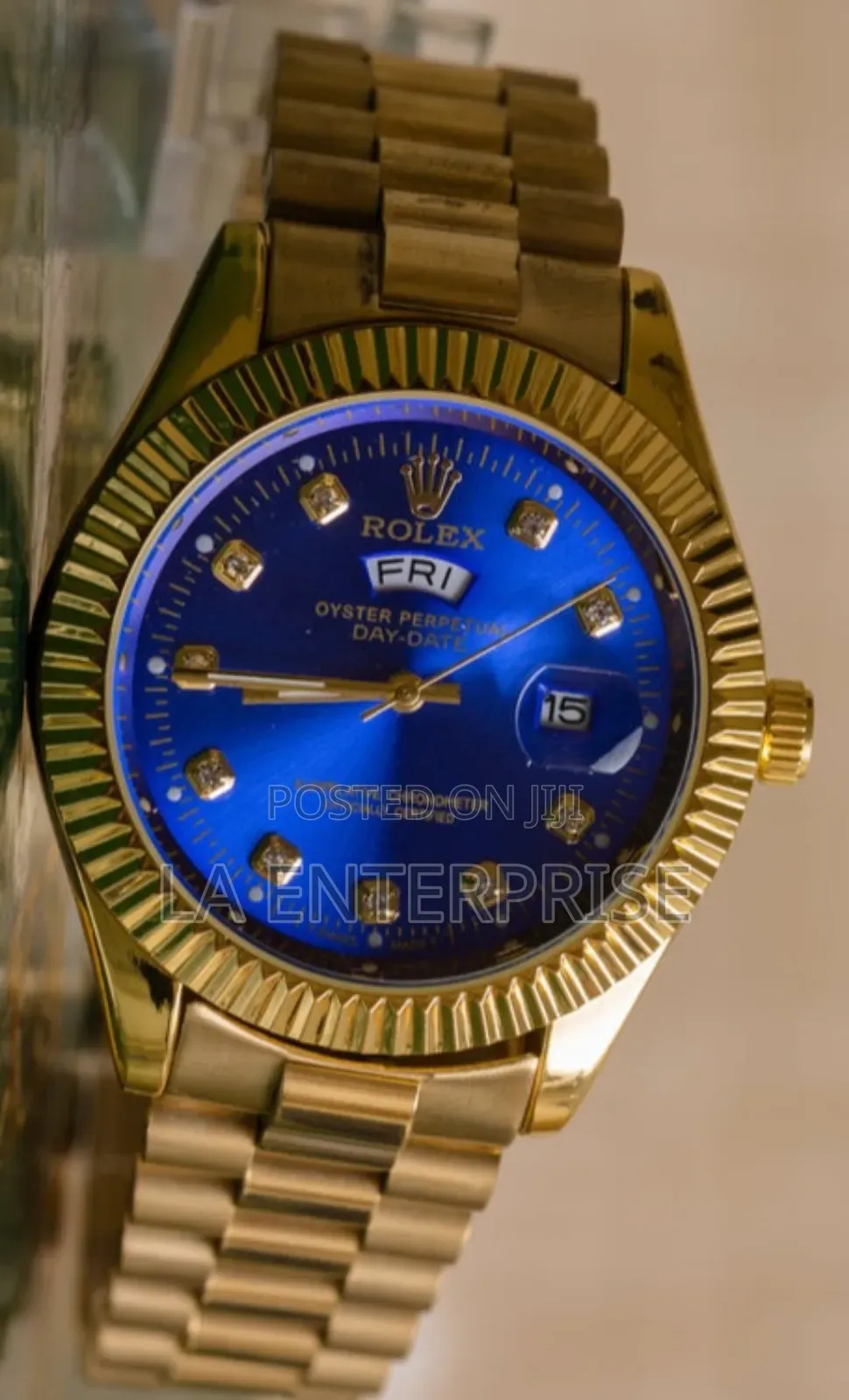 Rolex Blue-Dial Watch