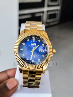 Rolex Blue-Dial Watch