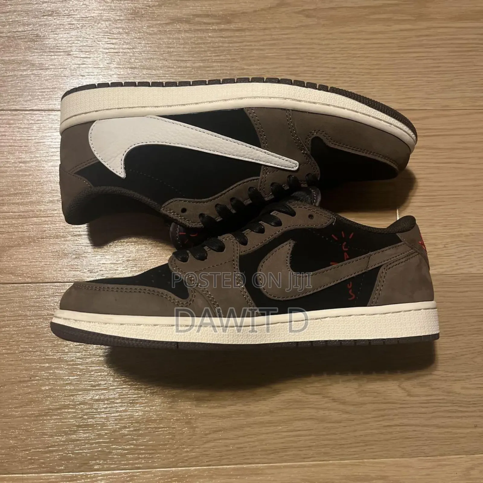 Travisscott × Air Jordan Low 1 Olive