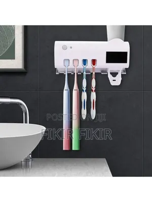 Multifunctional Toothbrush Sterilizer Toothpaste Dispenser