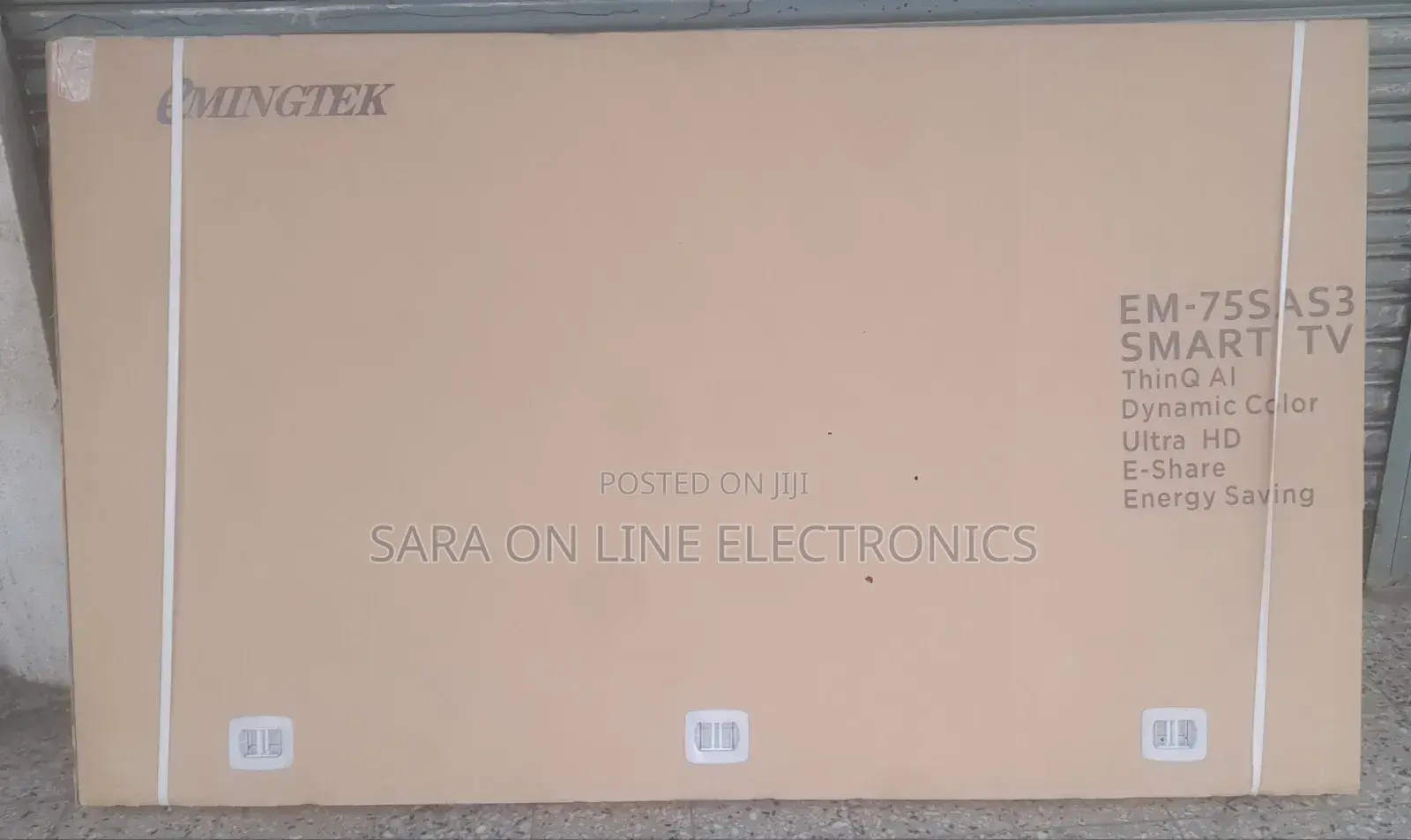 E-Mingtek 75" New 2025 Smart Tv