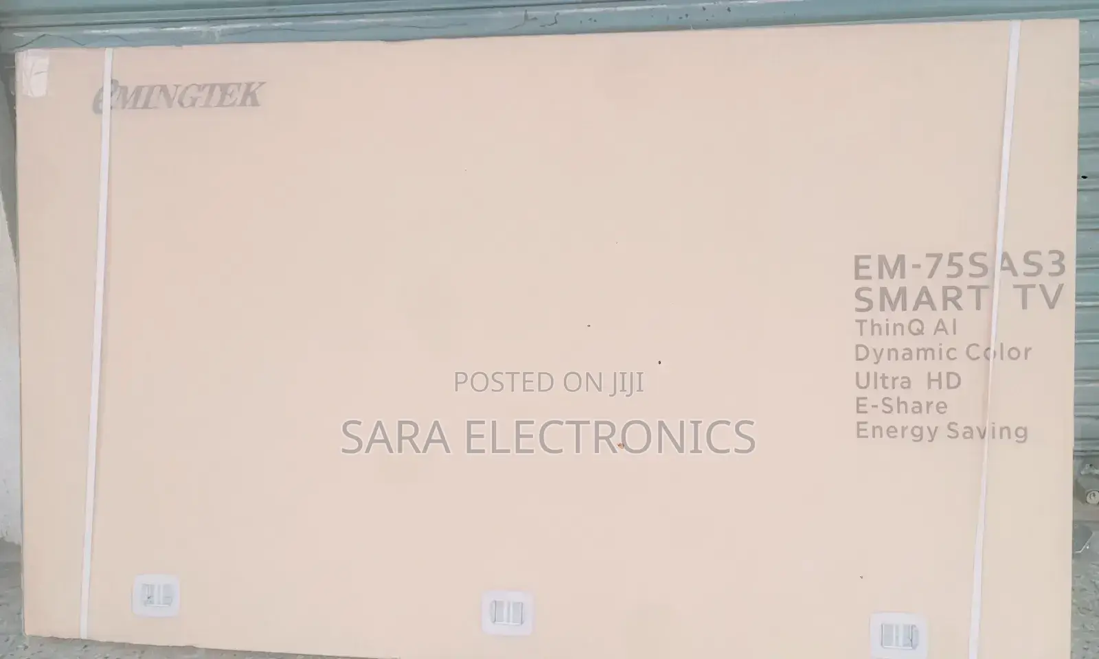 E-Mingtek 75" New 2025 Smart Tv