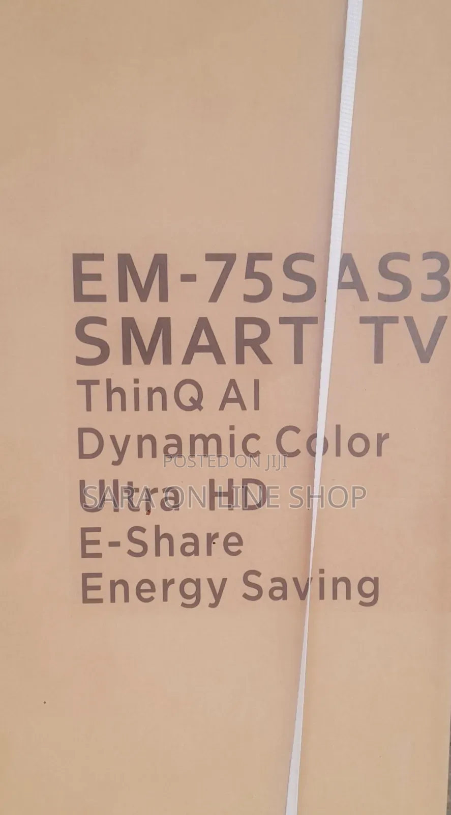 E-Mingtek 75" New 2025 Smart Tv
