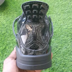 Patent Leather Black Sneakers [On Hand]