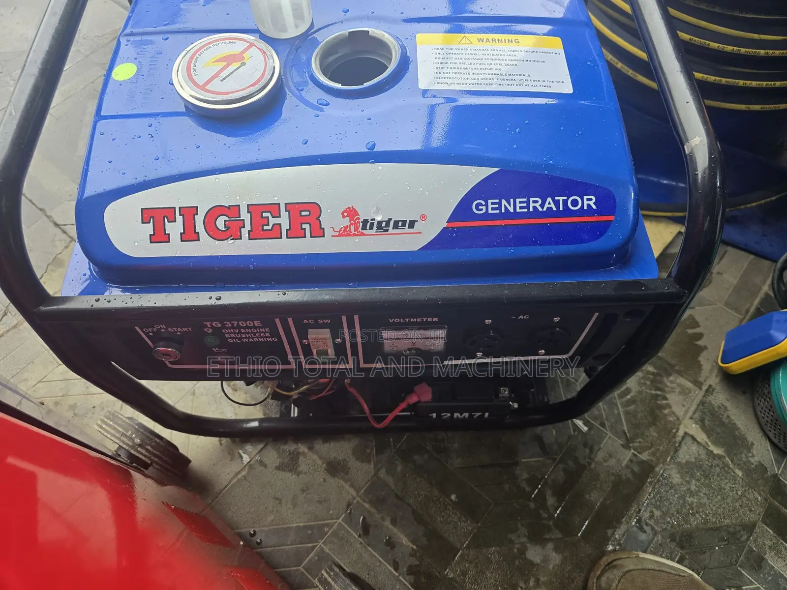 Tiger 3kw Tg3700e Gasoline Generator.