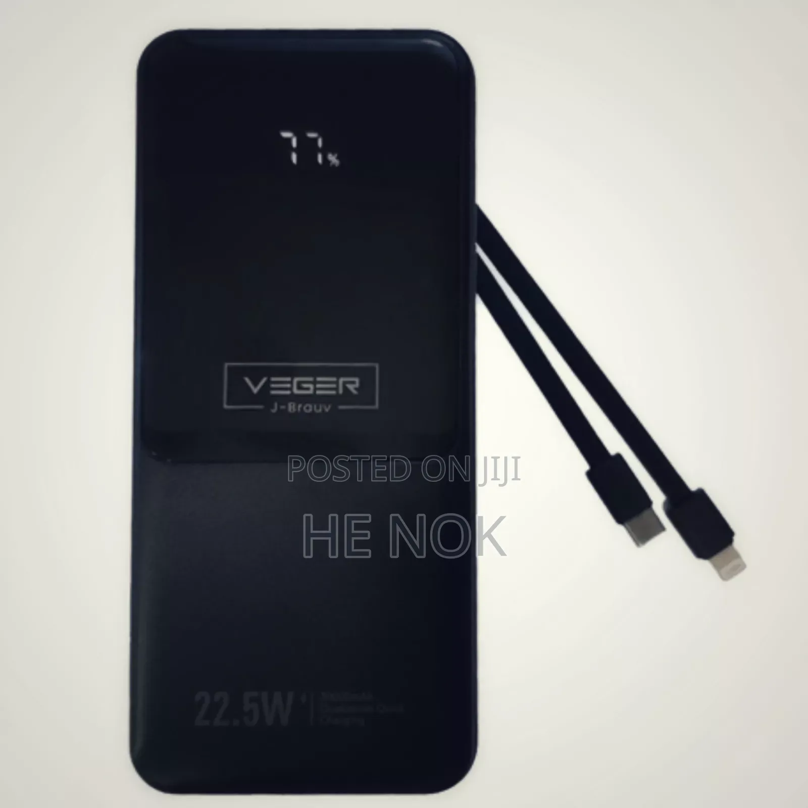 Original Veger 30000mah Pd 22.5w + Digital Power Display
