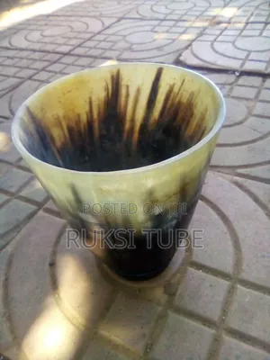 Photo - ከበሬ ቀንድ የተሰራ የጠላ መጠጫ ዋንጫ